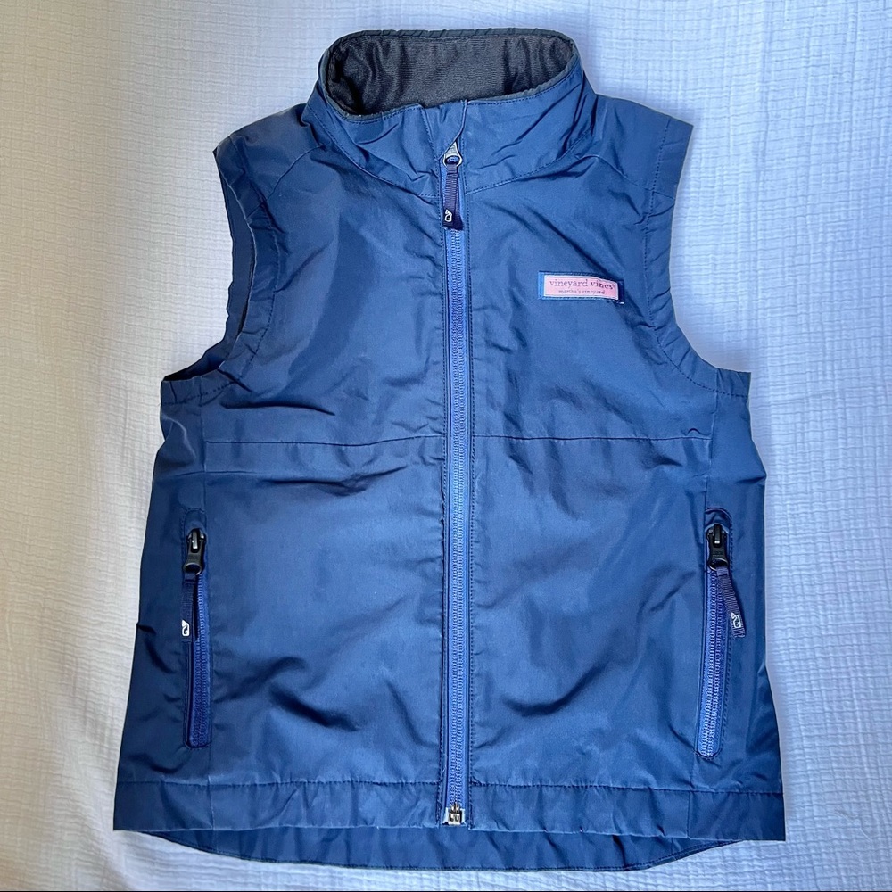 Boys Vest Vineyard Vines Navy Blue Size 6